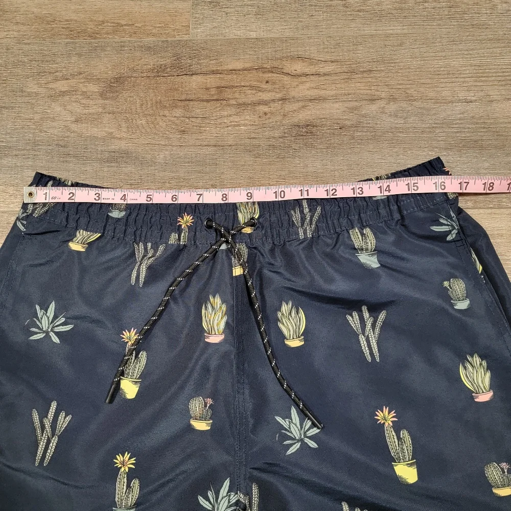 Aeropostale Cacti Kickback Jogger Shorts Board Shorts Swim Trunks Cactus Medium